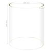 vidaXL Cylindre en verre pour r&eacute;chaud &agrave; hot-dog 200 x 240 mm