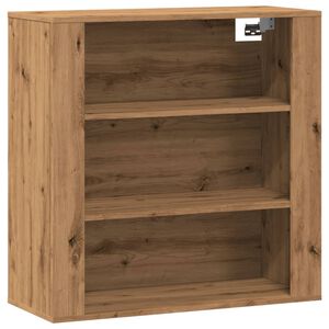 vidaXL Armoire murale ch&ecirc;ne artisanal 80x33x80 cm bois d'ing&eacute;nierie