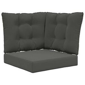 vidaXL Coussin de canap&eacute; d'ext&eacute;rieur Polyester Anthracite