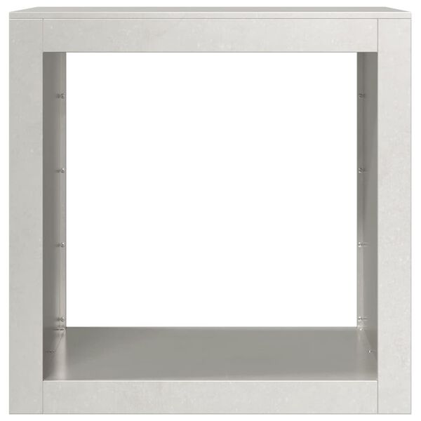 vidaXL Portant de bois de chauffage 60x40x60 cm acier inoxydable