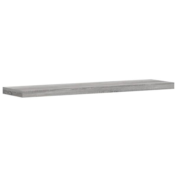 vidaXL &Eacute;tag&egrave;res murales 4 pcs sonoma gris 40x10x1,5 cm bois ing&eacute;nierie