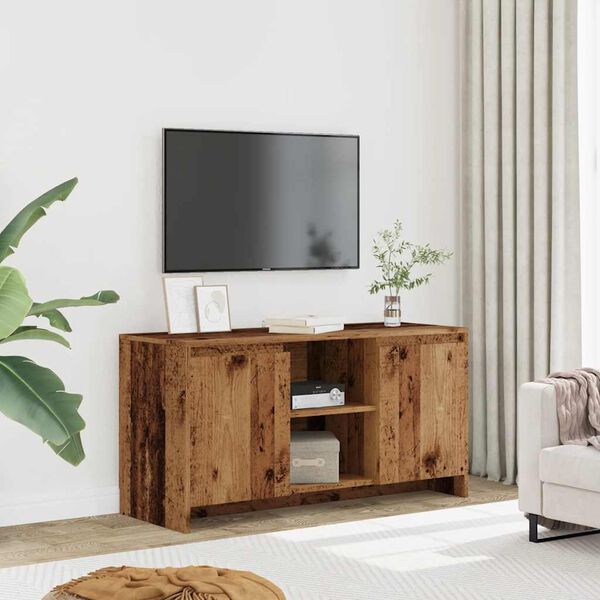 vidaXL Meuble TV vieux bois 102x37,5x52,5 cm bois d'ing&eacute;nierie