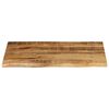 vidaXL Dessus de table 80x60x2,5 cm bord vif bois massif manguier brut