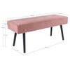 House Nordic Banc Lyla 35x100x44 cm Rose