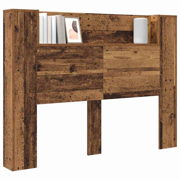 vidaXL T&ecirc;te de lit Bois ancien 140 x 17 x 104,5 cm Bois d'ing&eacute;nierie