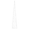 vidaXL C&ocirc;ne lumineux d&eacute;coratif &agrave; LED Acrylique Blanc froid 90 cm