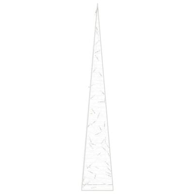 vidaXL Cône lumineux décoratif à LED Acrylique Blanc froid 90 cm