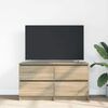vidaXL Meuble TV ch&ecirc;ne sonoma 100x35x54 cm bois d'ing&eacute;nierie
