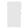 vidaXL Armoire murale de cuisine Lucca blanc brillant bois ing&eacute;nierie
