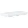 vidaXL Lit Viana avec matelas noir et blanc 80x200 cm similicuir