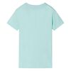 T-shirt pour enfants menthe clair 128
