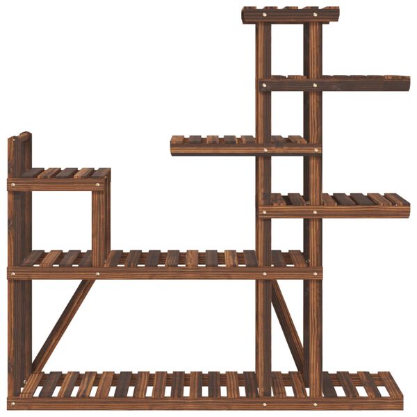 vidaXL Support &agrave; fleurs 110x25x111 cm bois massif de sapin