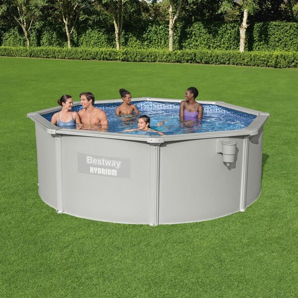 Bestway Piscine encadr&eacute;e hors sol ronde Hydrium 360x120 cm