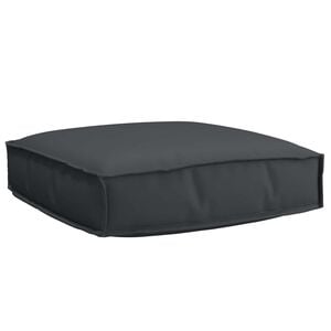 vidaXL Coussin Noir 60 x 60 x 12 cm Tissu Oxford