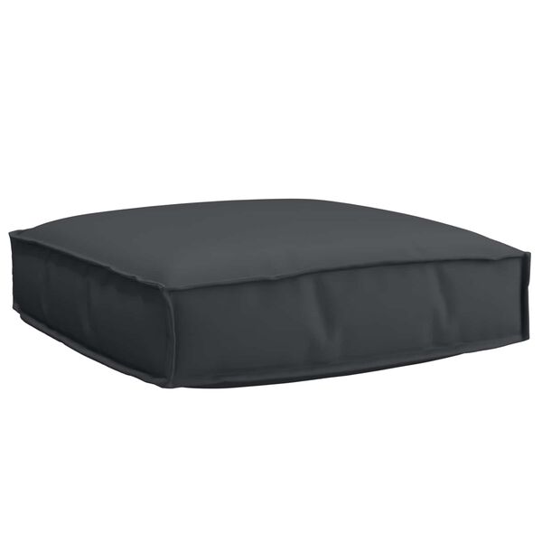 vidaXL Coussin Noir 60 x 60 x 12 cm Tissu Oxford