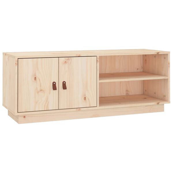 vidaXL Meuble TV 105x34x40 cm Bois de pin massif