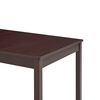 vidaXL Table à manger Marron foncé 140x70x73 cm Bois de pin