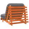 vidaXL Canapé-lit futon avec matelas 80x206x11 cm bois massif de pin