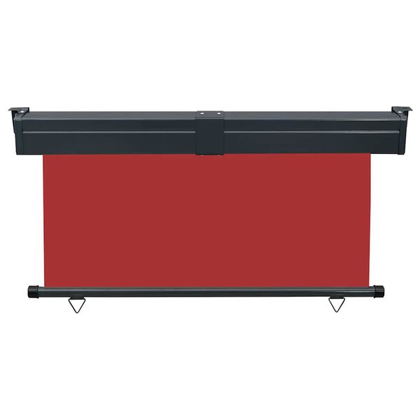 vidaXL Auvent latéral de balcon 145x250 cm Rouge