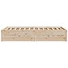 vidaXL Cadre de lit sans matelas 120x190 cm bois de pin massif