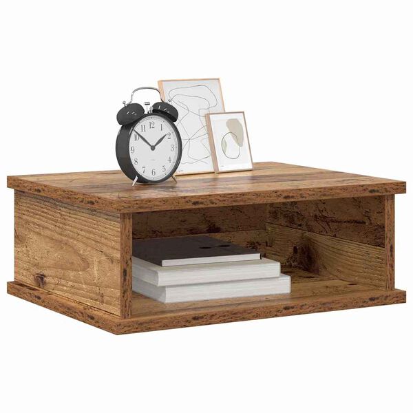 vidaXL Table de chevet 2 pcs Bois ancien 40 x 31 x 15 cm