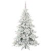 vidaXL Sapin de No&euml;l Artificiel &agrave; Branches Articul&eacute;es Blanc 180 cm