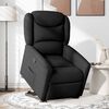 vidaXL Fauteuil inclinable noir tissu