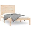 vidaXL Cadre de lit sans matelas 100x200 cm bois massif