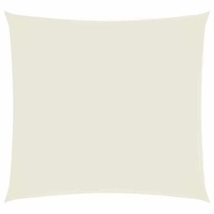 vidaXL Voile de parasol tissu oxford carr&eacute; 3x3 m cr&egrave;me