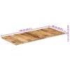 vidaXL Dessus de table bois de manguier solide 25-27 mm 140x60 cm