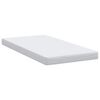 vidaXL Matelas Blanc 120 x 200 cm Tissu jacquard