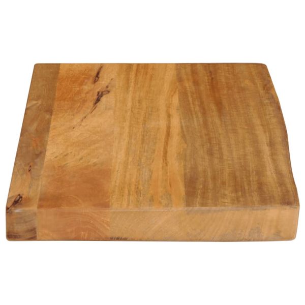 vidaXL Dessus de table &agrave; bord vivant 60x40x2,5 cm bois massif manguier