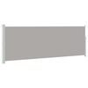 vidaXL Auvent lat&eacute;ral r&eacute;tractable 160 x 514 cm Gris