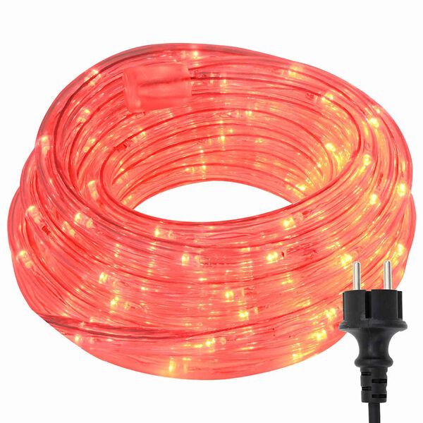 vidaXL Lumi&egrave;re en corde avec 240 LED Rouge 10 m PVC