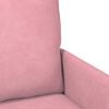vidaXL Canap&eacute;s avec coussin 110cm Rose Contreplaqu&eacute;