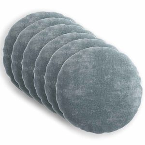 vidaXL Housse de coussin 6 pc HEERLEN Bleu clair &Oslash; 60 cm