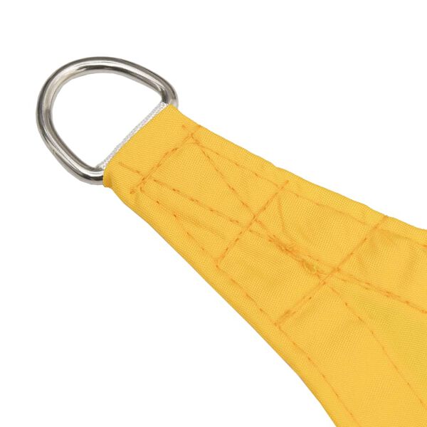 vidaXL Voile de parasol tissu oxford triangulaire 3x4x5 m jaune