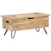 vidaXL Coffre 90x40x45 cm Bois solide de manguier