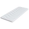 vidaXL Surmatelas Blanc 70 x 200 cm Tissu en Tricot