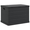vidaXL Bo&icirc;te de Rangement de Jardin Anthracite 77,5 x 54,5 x 53 cm
