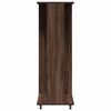 vidaXL Garde-robe avec roues chêne marron 102x38x110cm bois ingénierie