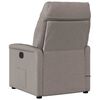 vidaXL Fauteuil de massage inclinable Taupe Tissu