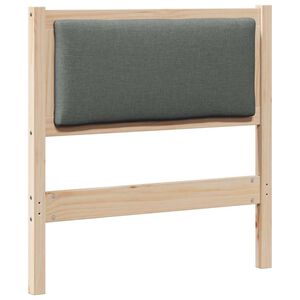 vidaXL T&ecirc;te de lit Marron Bois massif en pin