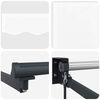 vidaXL Auvent r&eacute;tractable manuel Blanc 4 x 2 m