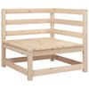 vidaXL Salon de jardin 2 pcs bois de pin massif