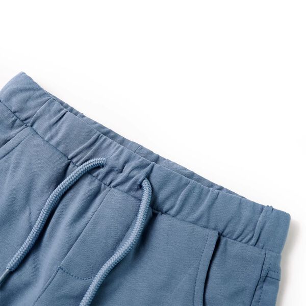 Short pour enfants avec cordon de serrage bleu foncé 116