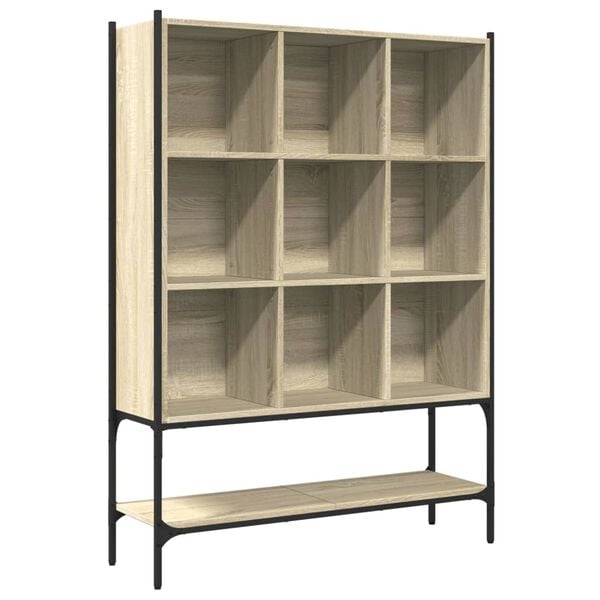 vidaXL Bibliothèque chêne sonoma 102x30x141,5 cm bois d'ingénierie
