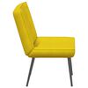 vidaXL Chaise de relaxation jaune 64x74x84 cm velours