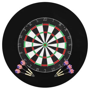 vidaXL Jeu de cibles professionnel en sisal avec 6 fl&eacute;chettes