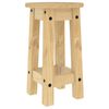 vidaXL Tabourets de bar lot de 2 bois massif de pin